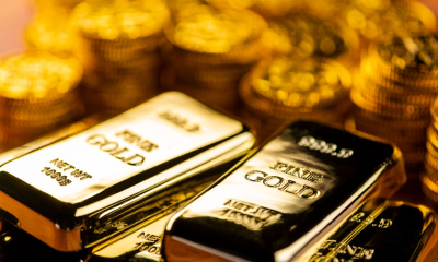 Gold bullion and coins