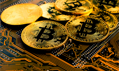 Golden coins with a 'B' on