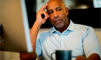 An entrepreneur worries about business finances following the COVID pandemic