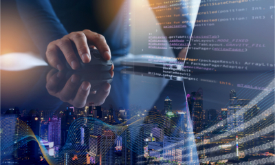 A man implements digital transformation tools in his business