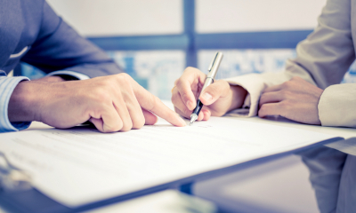 Insurance against legal claims Signing a legal document