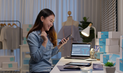 A small business receives an account-to-account payment from a customer
