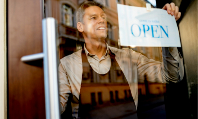 A man uses refinancing to open his new business