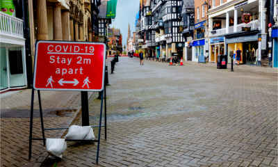 Chester City centre under COVID restrictions