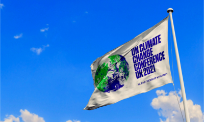 COP26 UN Climate conference flag